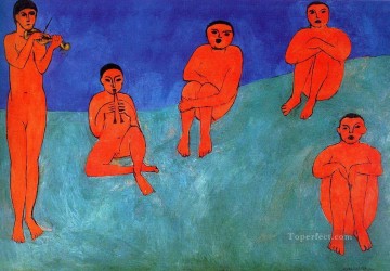 La Musique música fauvismo abstracto Henri Matisse Pinturas al óleo